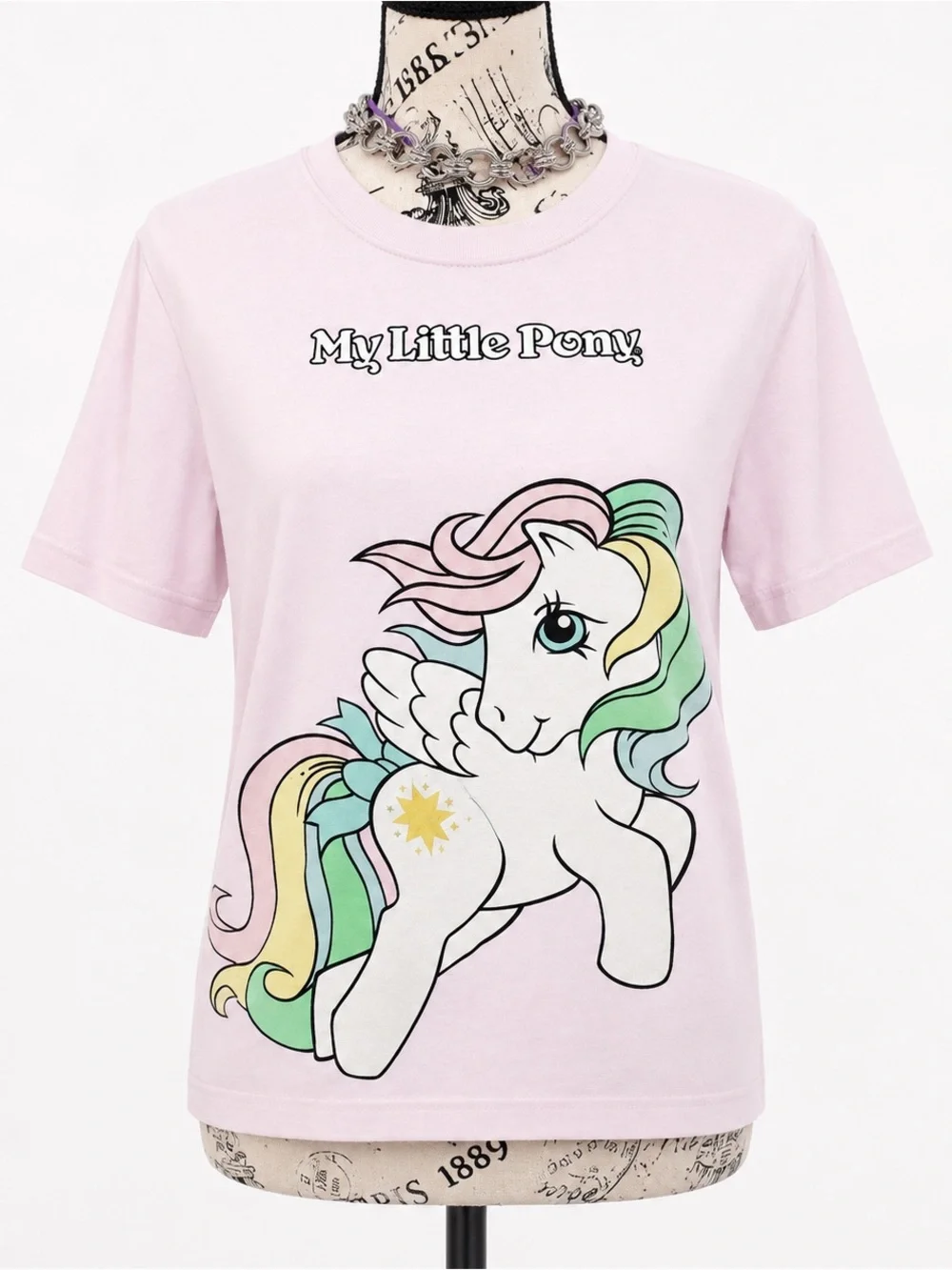 My Little Pony Pastel Pink Tee with Rainbow Pony Graphic
